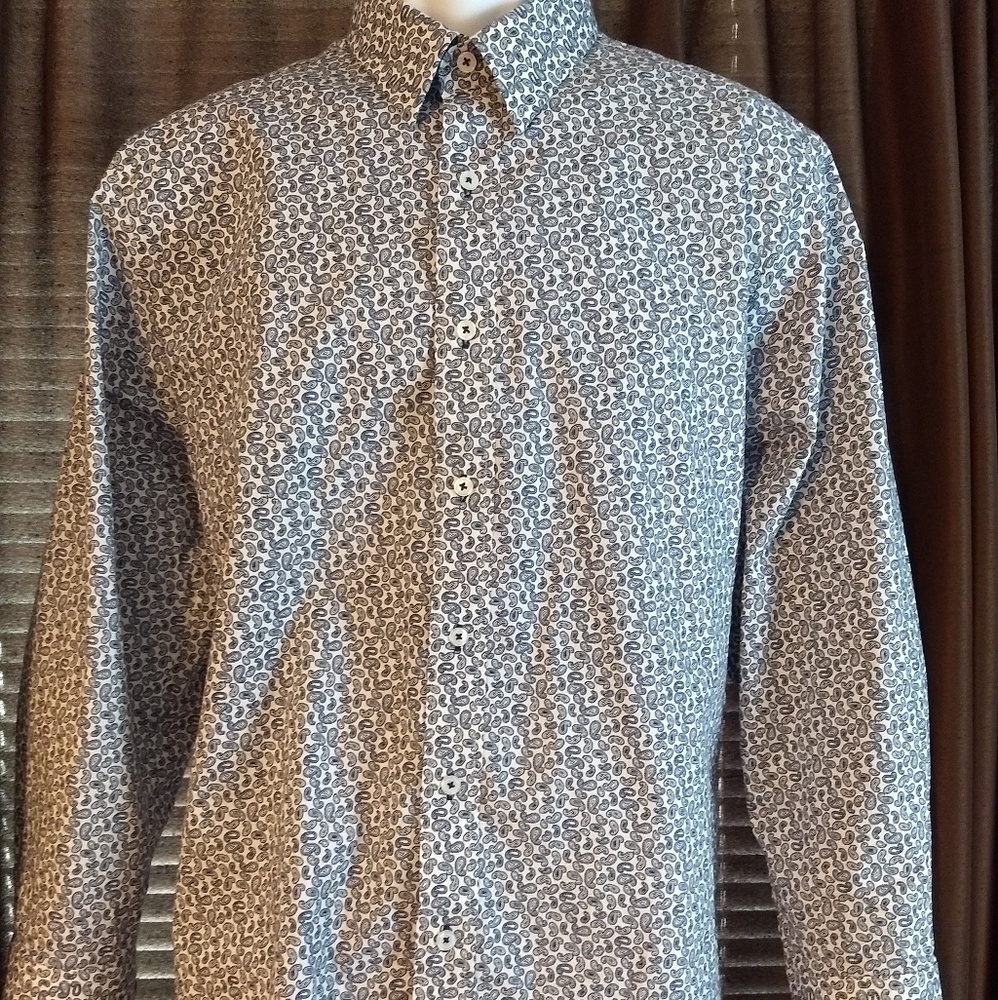 16-16.5 32-33 L Nick Graham slim modern shirt